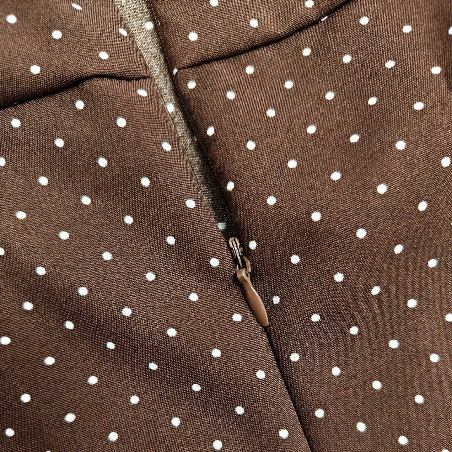 Womens Sexy Polka-Dot Printed Halterneck Mini Dress