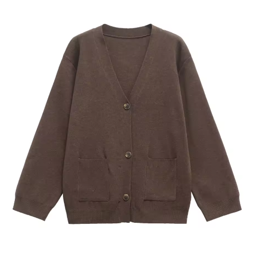 Long Sleeve Sweater Knitted Cardigan