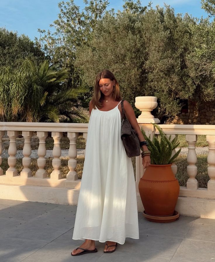 Open Back Loose Dress