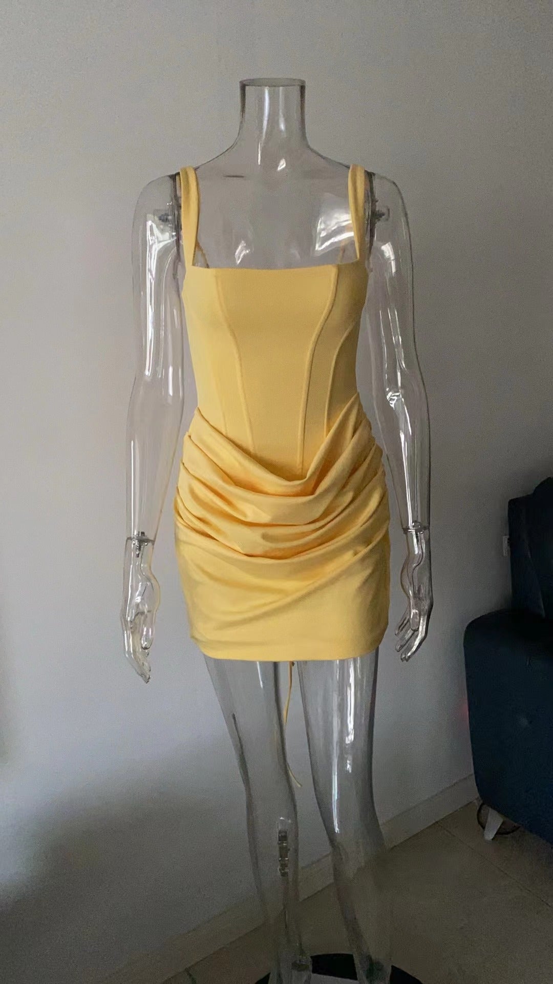 Short Shoulder Strap Dress